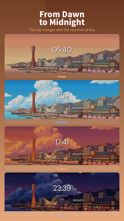DotCityClock – Pixel Clock — screenshot 2