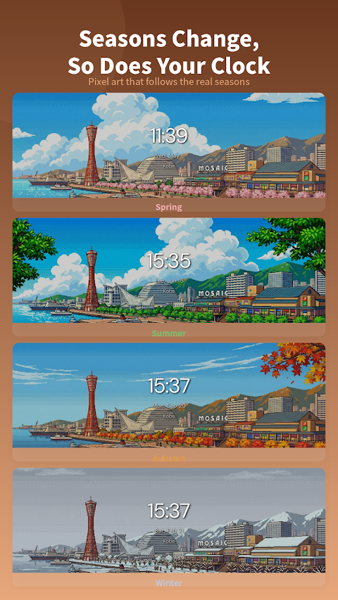 DotCityClock – Pixel Clock — screenshot 3