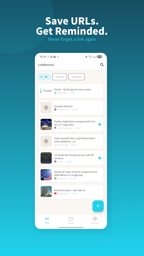 LinkRemind — screenshot 1