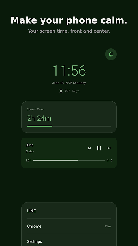 TimeAware – Dumbphone Launcher — screenshot 1